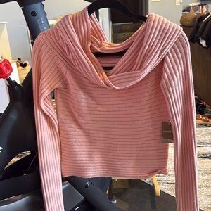 Brand new turtle crop top sweater